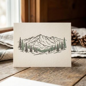 Ponderosa Trail Postcard — Luxibo Goods Co.