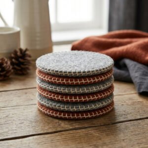 Rainier Wool Coasters, Set of 6 — Luxibo Goods Co.