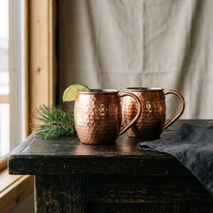 Copper Moscow Mule Mug Pair — Luxibo Goods Co.