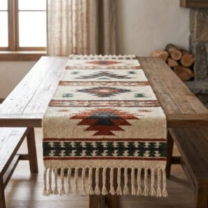 Handwoven Wool Table Runner — Luxibo Goods Co.